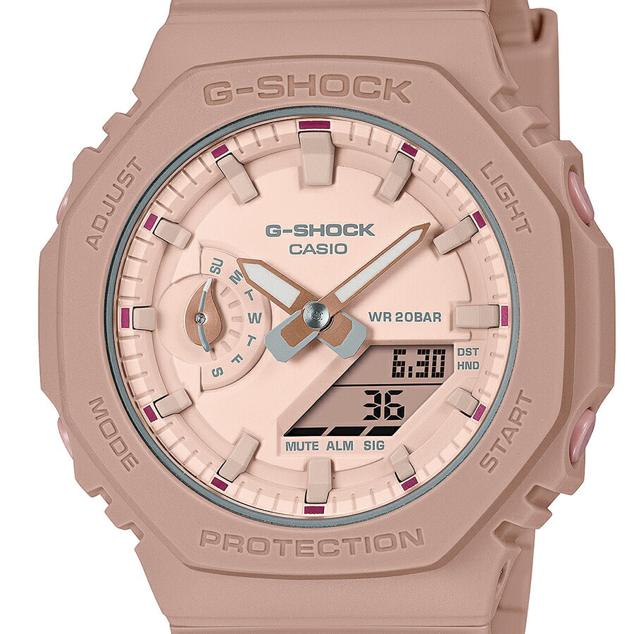 G-SHOCK ミッドサイズ ナチュラルカラー バジルの葉 GMA-S2100NC-4A2JF メンズ レディース 腕時計 電池式 アナデジ オクタゴン 国内正規品 カシオ カシオーク