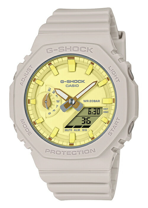 G-SHOCK ミッドサイズ ナチュラルカラー バジルの葉 GMA-S2100NC-4AJF メンズ レディース 腕時計 電池式 アナデジ オクタゴン 国内正規品 カシオ