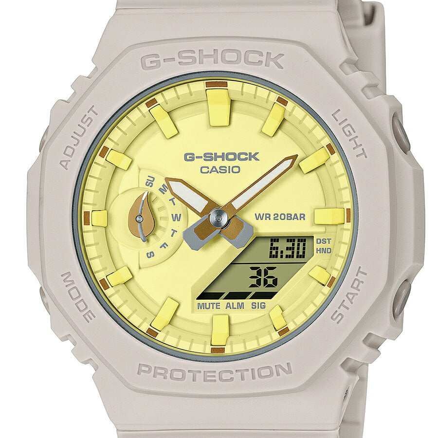 G-SHOCK ミッドサイズ ナチュラルカラー バジルの葉 GMA-S2100NC-4AJF メンズ レディース 腕時計 電池式 アナデジ オクタゴン 国内正規品 カシオ