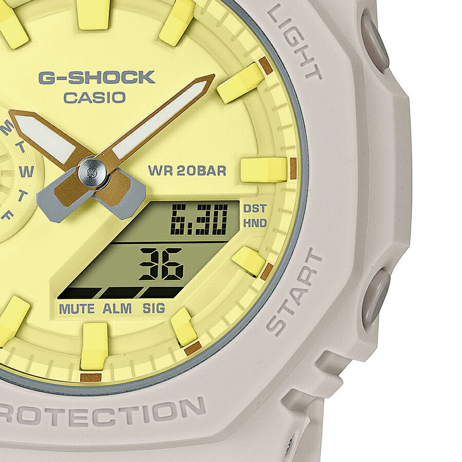 G-SHOCK ミッドサイズ ナチュラルカラー バジルの葉 GMA-S2100NC-4AJF メンズ レディース 腕時計 電池式 アナデジ オクタゴン 国内正規品 カシオ