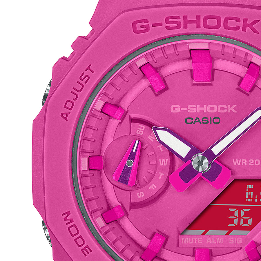 G-SHOCK Pink ミッドサイズ GMA-S2100P-4AJR メンズ レディース 電池式 アナデジ オクタゴン – THE CLOCK  HOUSE公式オンラインストア