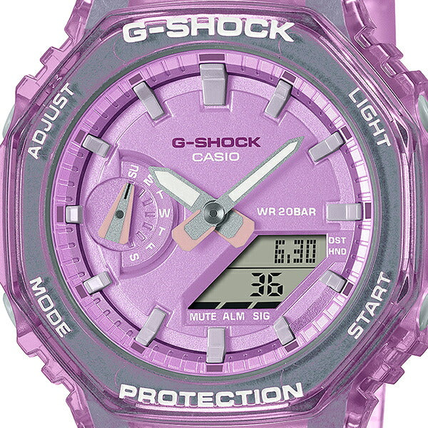 G-SHOCK アナデジ オクタゴン スケルトン ピンク GMA-S2100SK-4AJF メンズ レディース 腕時計 電池式 小型 国内正規品 カシオ 八角形