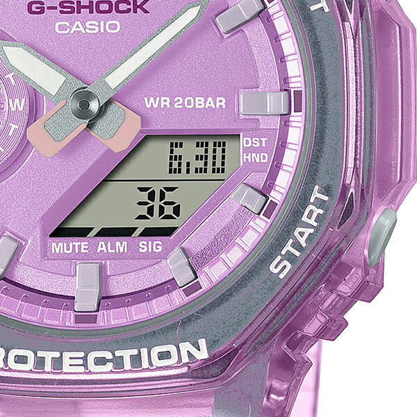 G-SHOCK アナデジ オクタゴン スケルトン ピンク GMA-S2100SK-4AJF メンズ レディース 腕時計 電池式 小型 国内正規品 カシオ 八角形