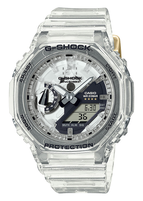 G-SHOCK 40周年記念 クリアリミックス GMA-S2140RX-7AJR メンズ レディース 腕時計 電池式 アナデジ オクタゴン スケルトン 反転液晶 国内正規品 カシオ カシオーク