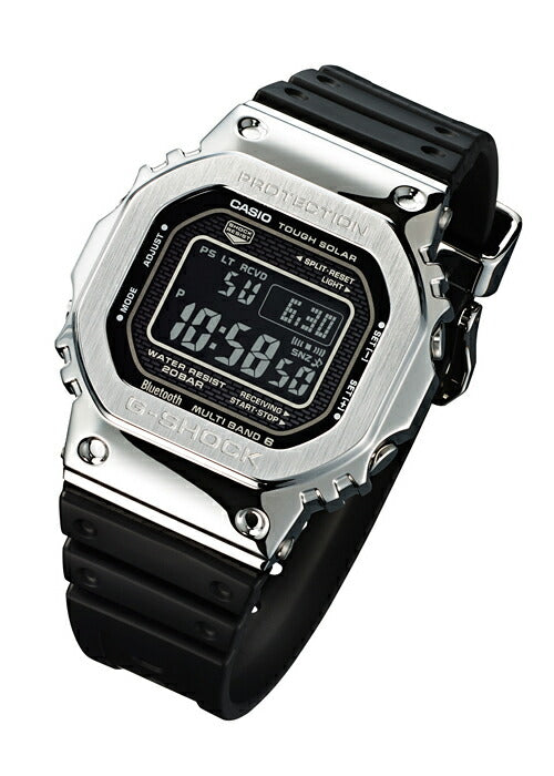 G-SHOCK GMW-B5000-1JF メタル シルバー 電波ソーラー メンズ 腕時計 デジタル B5000 ジーショック 反転液晶 国内正規品