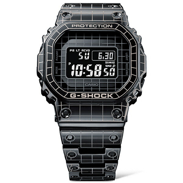 G-SHOCK ジーショック フルメタル グリッド・トンネル GMW-B5000CS-1JR メンズ 腕時計 電波ソーラー デジタル ブラック 反転液晶 国内正規品