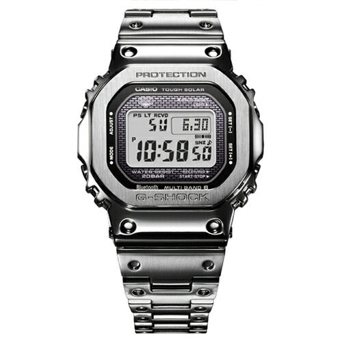 G-SHOCK GMW-B5000D-1JF フルメタル シルバー メンズ 腕時計 耐衝撃構造 タフソーラー 電波 デジタル メタルケース 20気圧防水 Bluetooth スマホリンク CASIO カシオ GMW-B5000 かっこいい 品薄