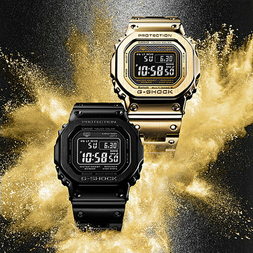 G-SHOCK フルメタル ブラック GMW-B5000GD-1JF メンズ 電波ソーラー Bluetooth デジタル 反転液晶 日本製 – THE  CLOCK HOUSE公式オンラインストア