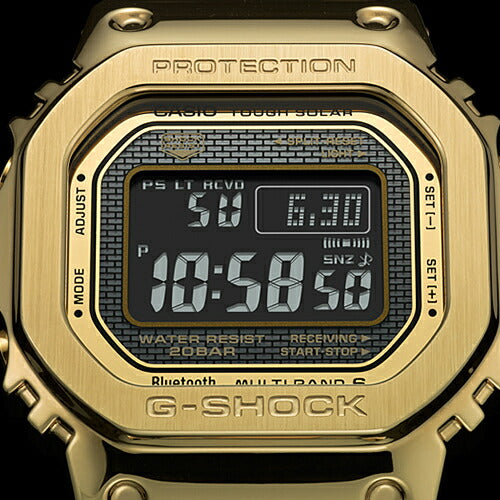 G-SHOCK フルメタル ゴールド GMW-B5000GD-9JF メンズ 電波ソーラー Bluetooth デジタル 反転液晶 日本製 – THE  CLOCK HOUSE公式オンラインストア