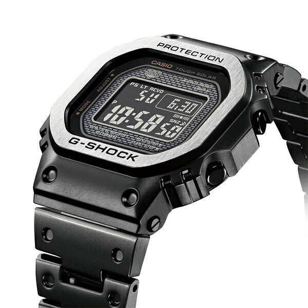 G-SHOCK フルメタル マルチフィニッシュドブラック GMW-B5000MB-1JF メンズ 腕時計 電波ソーラー Bluetooth デジタル 反転液晶 国内正規品 カシオ