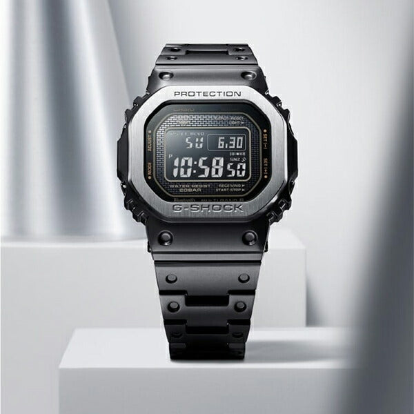 G-SHOCK フルメタル マルチフィニッシュドブラック GMW-B5000MB-1JF メンズ 電波ソーラー Bluetooth デジタル –  THE CLOCK HOUSE公式オンラインストア