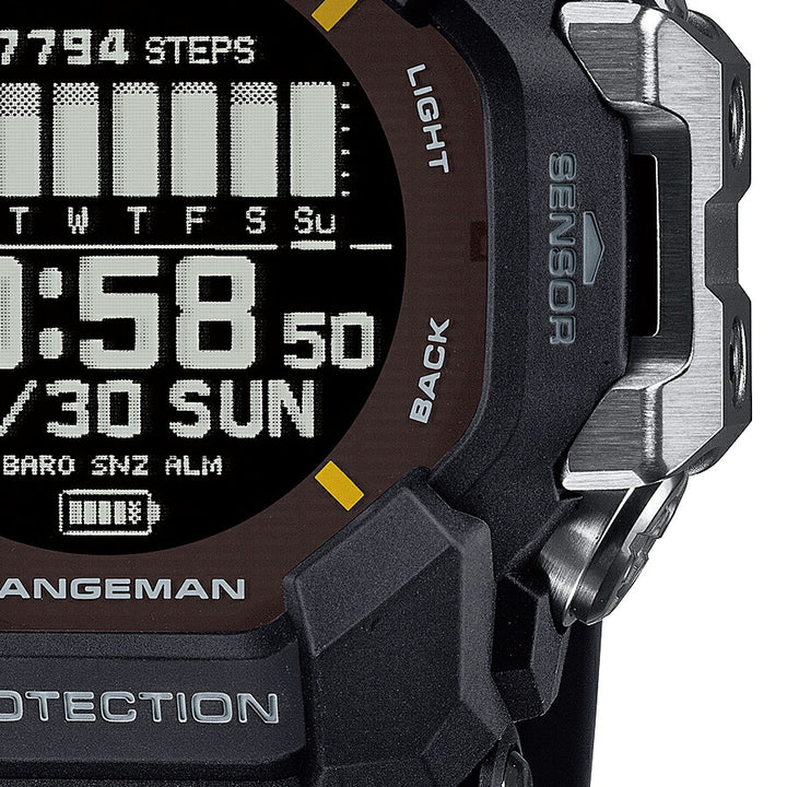 G-SHOCK レンジマン 心拍計 GPS機能 GPR-H1000-1JR メンズ 腕時計 ソーラー Bluetooth デジタル ブラック 反転液晶 国内正規品 カシオ