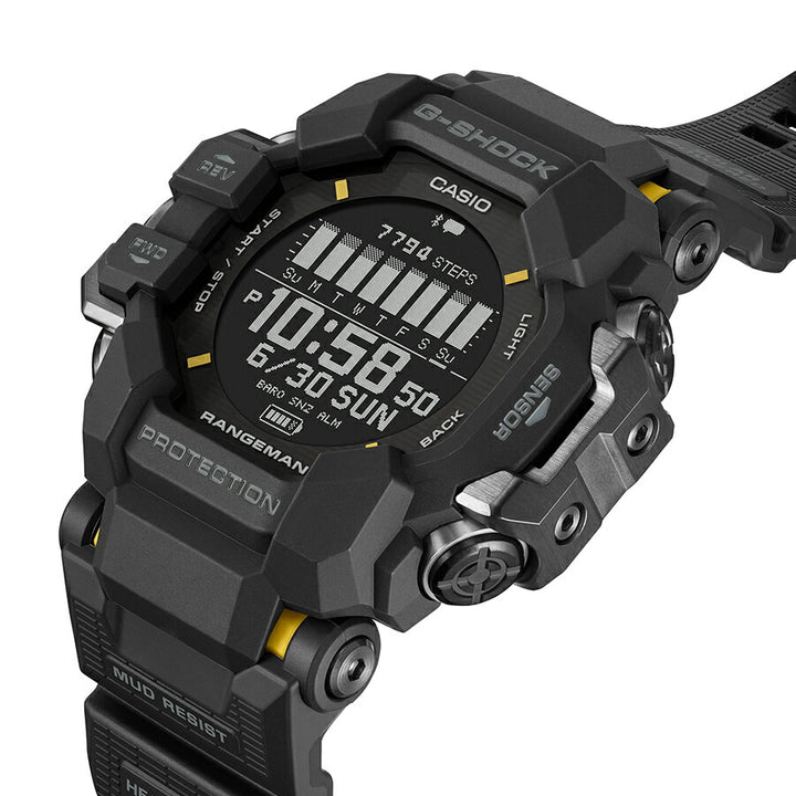 G-SHOCK レンジマン 心拍計 GPS機能 GPR-H1000-1JR メンズ 腕時計 ソーラー Bluetooth デジタル ブラック 反転液晶 国内正規品 カシオ