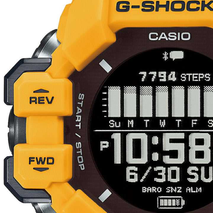 G-SHOCK レンジマン 心拍計 GPS機能 GPR-H1000-9JR メンズ 腕時計 ソーラー Bluetooth デジタル イエロー 反転液晶 国内正規品 カシオ