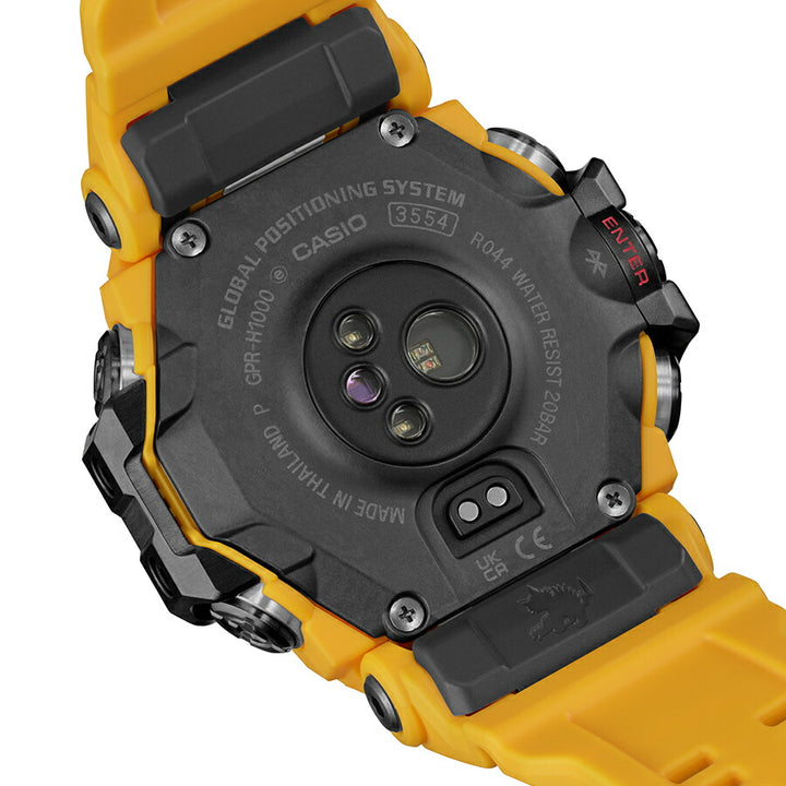 G-SHOCK レンジマン 心拍計 GPS機能 GPR-H1000-9JR メンズ 腕時計 ソーラー Bluetooth デジタル イエロー 反転液晶 国内正規品 カシオ