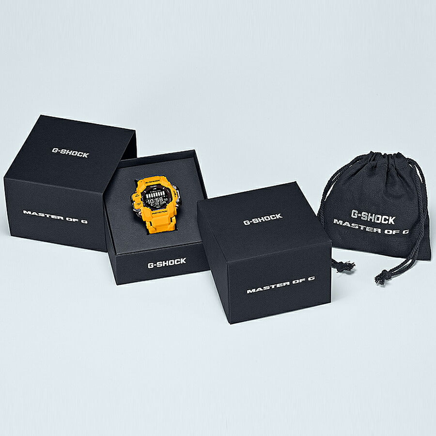 G-SHOCK レンジマン 心拍計 GPS機能 GPR-H1000-9JR メンズ 腕時計 ソーラー Bluetooth デジタル イエロー 反転液晶 国内正規品 カシオ
