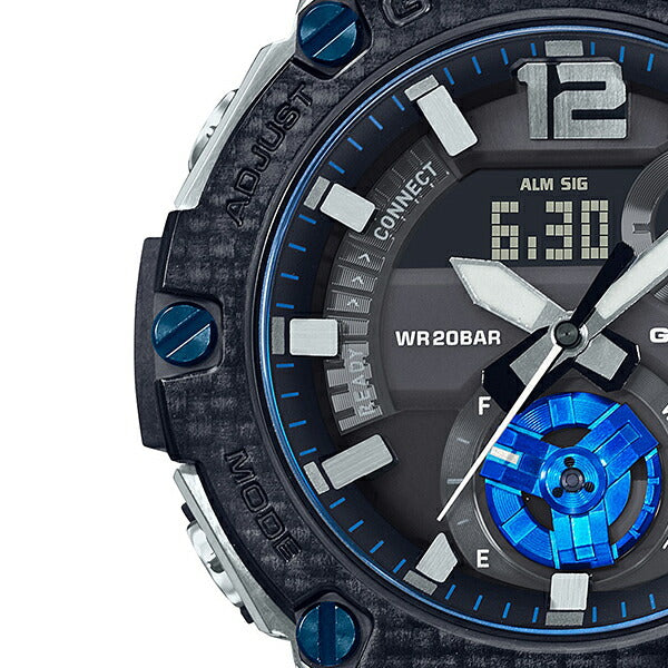 G-SHOCK G-STEEL ラギッドスタイル GST-B300XA-1AJF メンズ ソーラー Bluetooth カーボンベゼル ブル –  THE CLOCK HOUSE公式オンラインストア