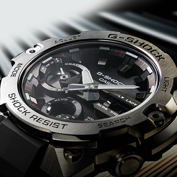 G-SHOCK G-STEEL GST-B400-1AJF メンズ ソーラー Bluetooth アナログ デジタル 樹脂バンド 薄型 FI –  THE CLOCK HOUSE公式オンラインストア