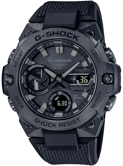 G-SHOCK G-STEEL Gスチール GST-B400BB-1AJF メンズ 腕時計 ソーラー Bluetooth アナデジ ブラック 国内正規品 カシオ