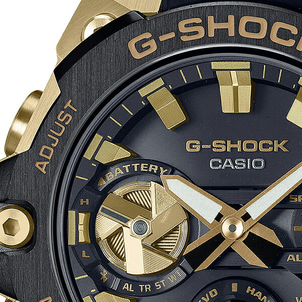 G-SHOCK G-STEEL Gスチール ゴールド ブラック GST-B400GB-1A9JF メンズ 腕時計 ソーラー Bluetooth アナデジ 薄型 カーボンコアガード構造 国内正規品 カシオ