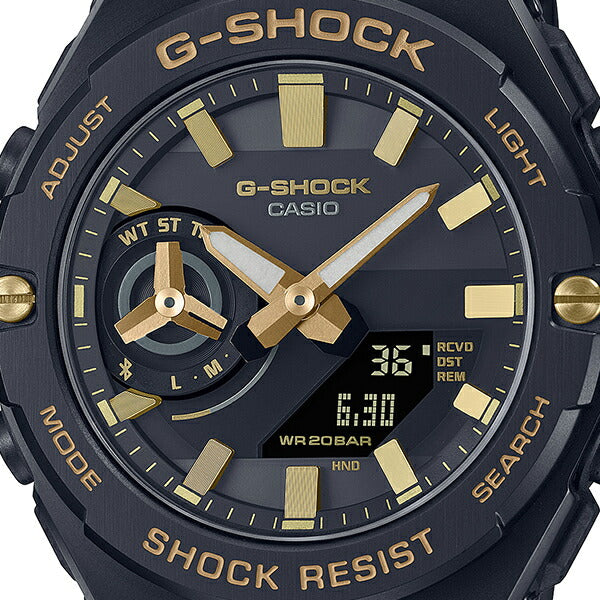 G-SHOCK G-STEEL ゴールド ブラック GST-B500BD-1A9JF メンズ ソーラー Bluetooth アナデジ 薄型 – THE  CLOCK HOUSE公式オンラインストア