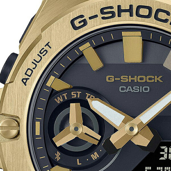 G-SHOCK G-STEEL Gスチール スリムデザイン GST-B500GD-9AJF メンズ 腕時計 ソーラー Bluetooth ゴールド 国内正規品 カシオ