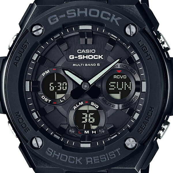 G-SHOCK ジーショック G-STEEL Gスチール GST-W100G-1BJF メンズ 腕時計 電波ソーラー アナデジ ブラック 国内正規品 カシオ