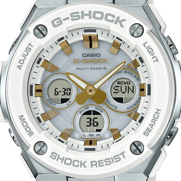 G-SHOCK G-STEEL ミドルサイズ GST-W300-7AJF メンズ 電波ソーラー アナデジ ホワイト – THE CLOCK  HOUSE公式オンラインストア