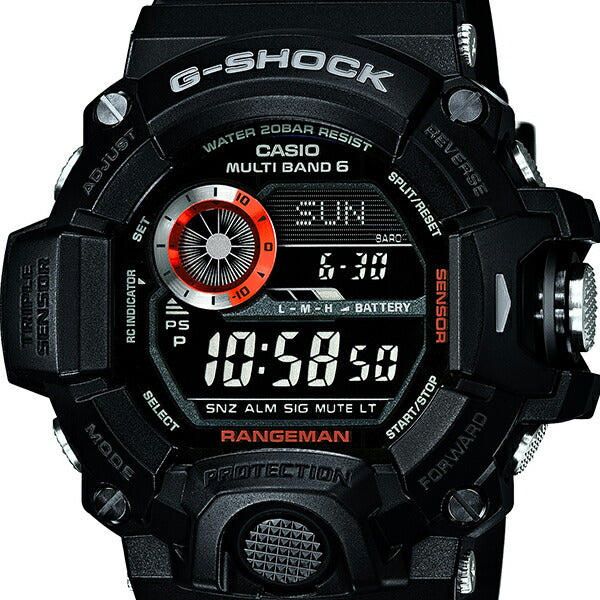 G-SHOCK RANGEMAN レンジマン GW-9400BJ-1JF メンズ 腕時計 電波ソーラー デジタル ブラック 反転液晶 国内正規品