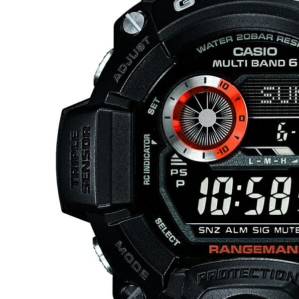 G-SHOCK RANGEMAN レンジマン GW-9400BJ-1JF メンズ 腕時計 電波ソーラー デジタル ブラック 反転液晶 国内正規品