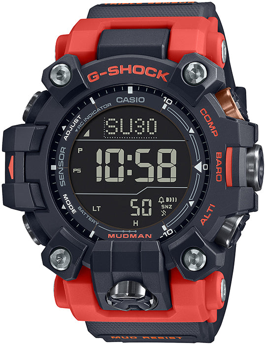 G-SHOCK MUDMAN マッドマン トリプルセンサーモデル GW-9500-1A4JF メンズ 腕時計 電波ソーラー デジタル 反転液晶 国内正規品 カシオ