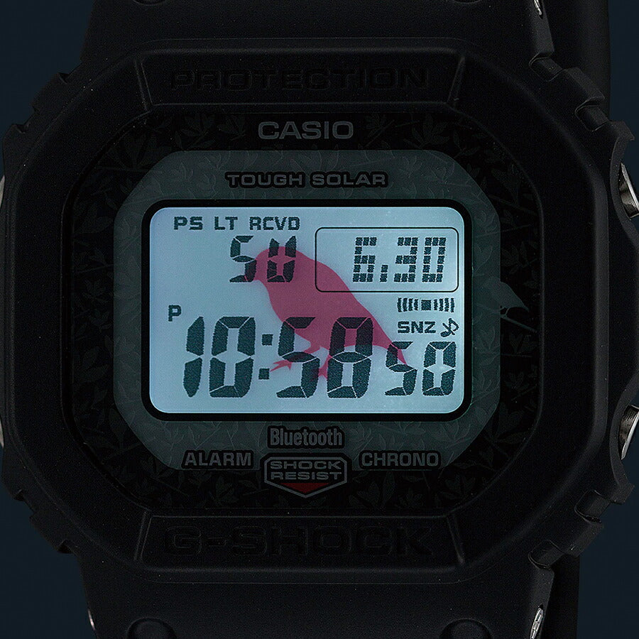 G-SHOCK チャールズ・ダーウィン財団 コラボレーションモデル ダーウィンフィンチ GW-B5600CD-1A3JR メンズ 腕時計 電波ソーラー Bluetooth スクエア デジタル ブラック 国内正規品 カシオ