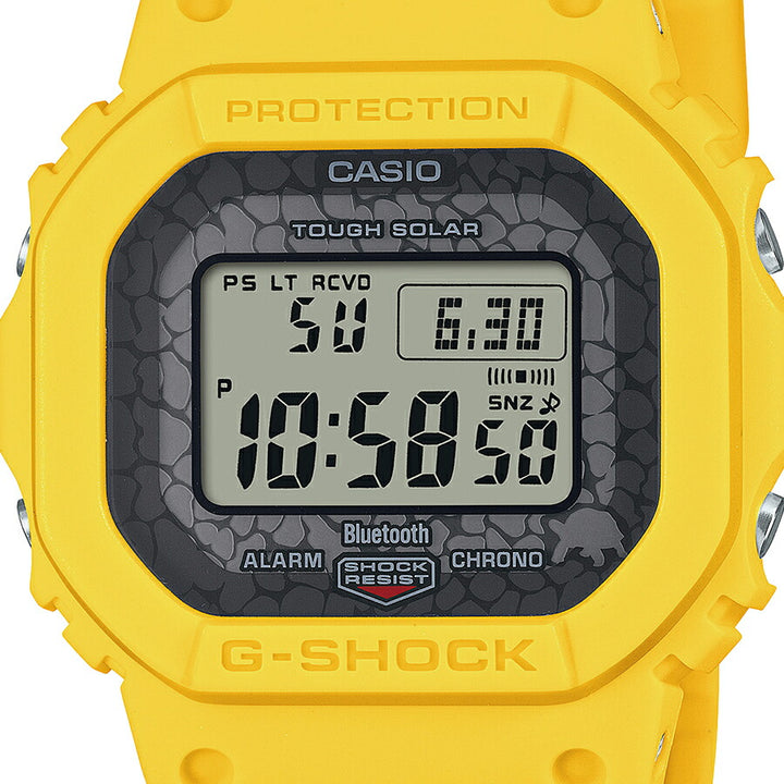 G-SHOCK チャールズ・ダーウィン財団 コラボレーションモデル ガラパゴスゾウガメ GW-B5600CD-9JR メンズ 腕時計 電波ソーラー Bluetooth スクエア デジタル イエロー 国内正規品 カシオ