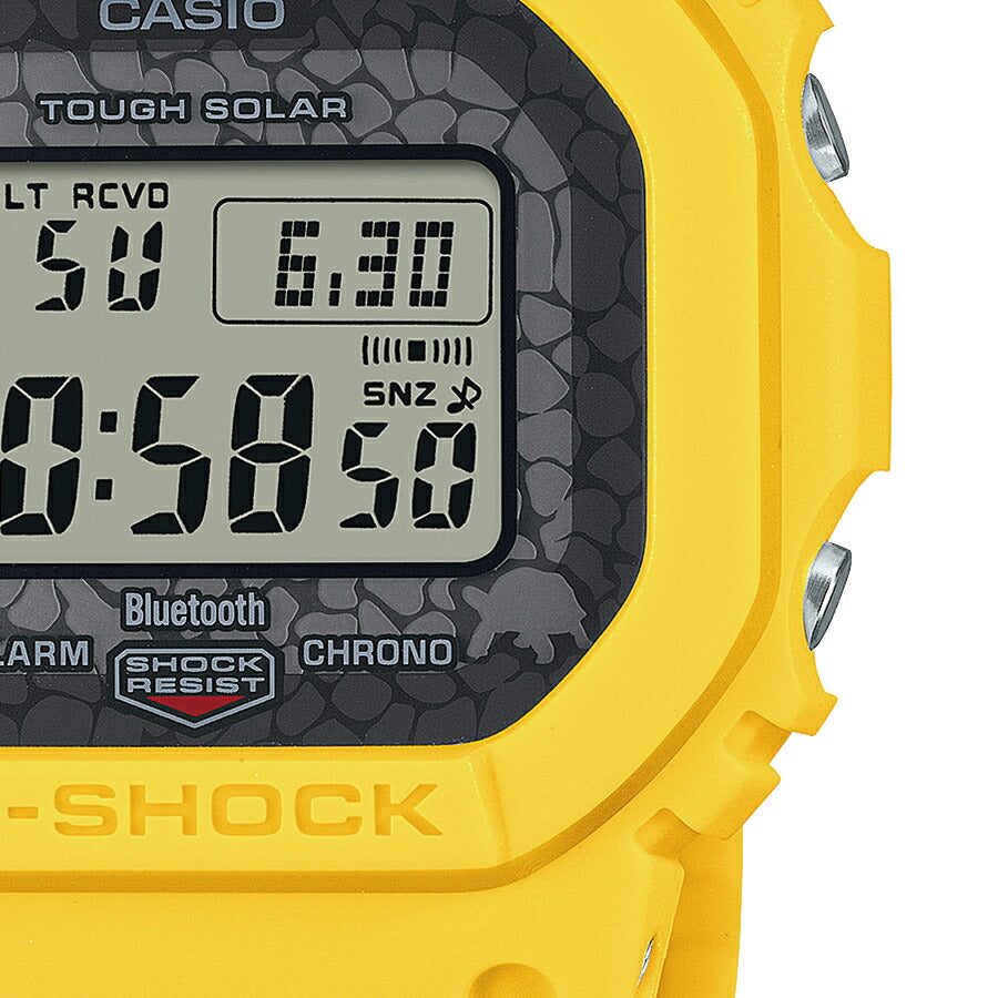 G-SHOCK チャールズ・ダーウィン財団 コラボレーションモデル ガラパゴスゾウガメ GW-B5600CD-9JR メンズ 腕時計 電波ソーラー Bluetooth スクエア デジタル イエロー 国内正規品 カシオ