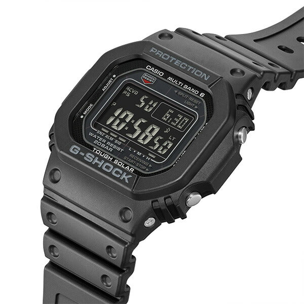 G-SHOCK 5600シリーズ GW-M5610U-1BJF メンズ 腕時計 電波ソーラー デジタル 樹脂バンド ブラック 反転液晶 国内正規品 カシオ