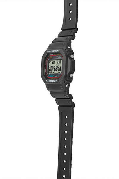 G-SHOCK 5600シリーズ GW-M5610U-1JF メンズ 腕時計 電波ソーラー デジタル 樹脂バンド ブラック 国内正規品 カシオ