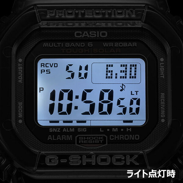 G-SHOCK GW-S5600U-1JF メンズ 電波ソーラー デジタル カーボンファイバーインサートバンド スクエア ブラック – THE  CLOCK HOUSE公式オンラインストア