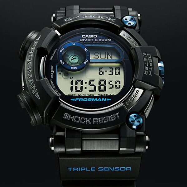 G-SHOCK フロッグマン GWF-D1000B-1JF メンズ デジタル ブラック 200m潜水用防水 日本製 – THE CLOCK  HOUSE公式オンラインストア