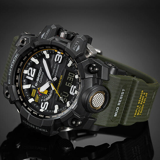 G-SHOCK ジーショック GWG-1000-1A3JF カシオ メンズ 腕時計 電波ソーラー アナデジ ブラック マッドマスター 国内正規品 MASTER OF G