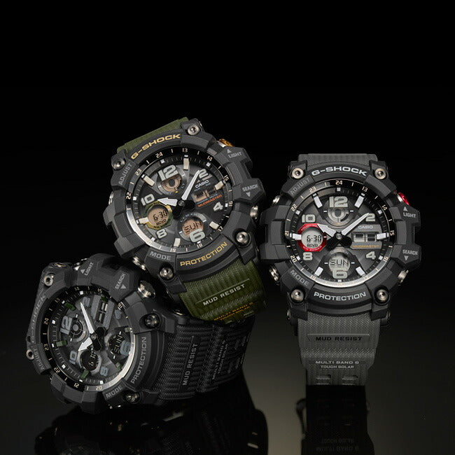 G-SHOCK ジーショック GWG-100-1AJF カシオ メンズ 腕時計 電波ソーラー アナデジ ブラック マッドマスター 国内正規品 MASTER OF G