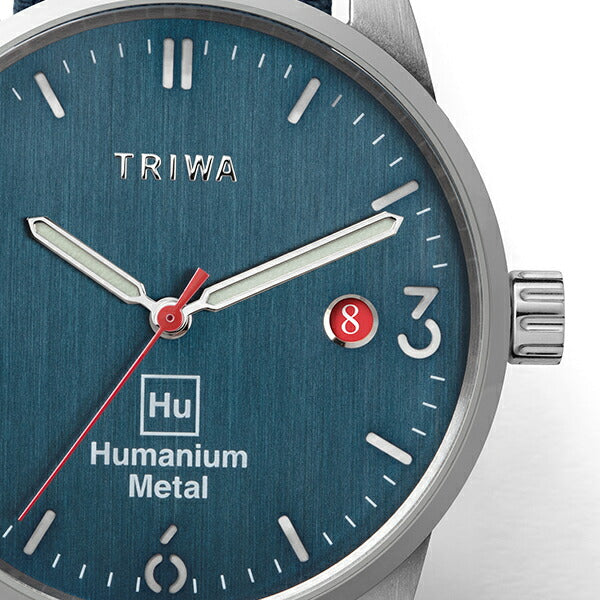 TRIWA トリワ Humanium Metal ヒューマニウムメタル HU39B-CL080712 メンズ 腕時計 クオーツ キャンバスベルト ブルー FINEBOYS＋時計vol.21 雑誌掲載