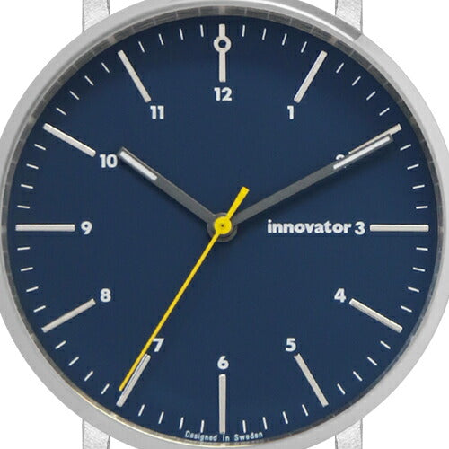 innovator イノベーター ENKEL エンケル IN-0007-5 メンズ 腕時計 クオーツ メッシュベルト 38mm ネイビー シルバー スウェーデン トレンド ミニマル 北欧