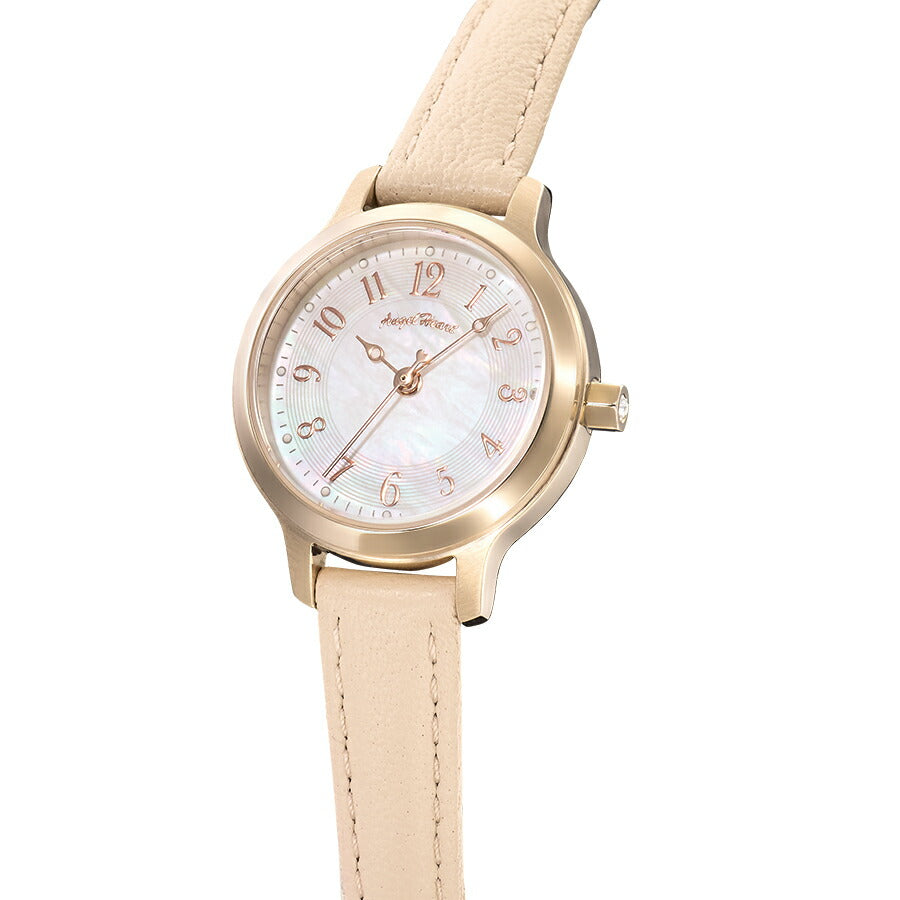エンジェルハート イノセントタイム ITN25P-PKC レディース 腕時計 ソーラー ホワイトダイヤル ピンク 革ベルト