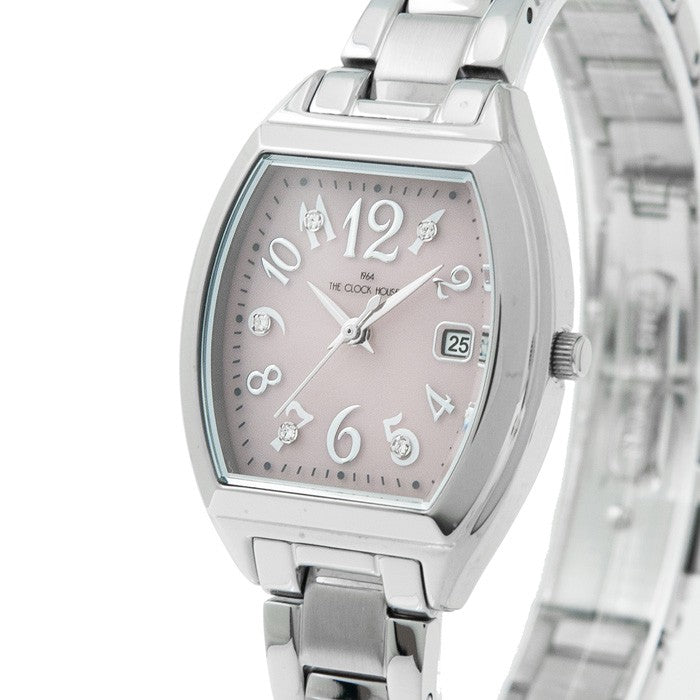 ザ・クロックハウス ビジネスカジュアル LBC1005-PK1A レディース 腕時計 ソーラー トノー ステンレス ピンク