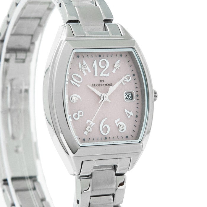 ザ・クロックハウス ビジネスカジュアル LBC1005-PK1A レディース 腕時計 ソーラー トノー ステンレス ピンク