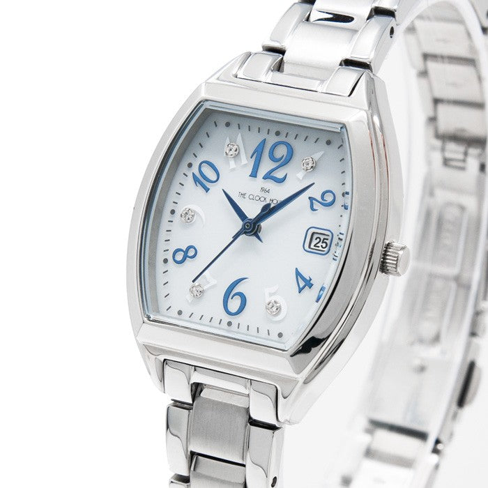 ザ・クロックハウス ビジネスカジュアル LBC1005-WH1A レディース 腕時計 ソーラー トノー ステンレス ホワイト 雑誌掲載