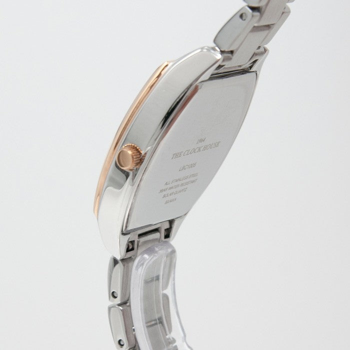 ザ・クロックハウス ビジネスカジュアル LBC1005-WH2A レディース 腕時計 ソーラー トノー ステンレス ホワイト