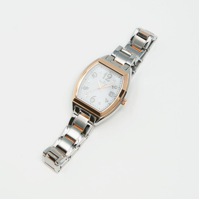 ザ・クロックハウス ビジネスカジュアル LBC1005-WH2A レディース 腕時計 ソーラー トノー ステンレス ホワイト