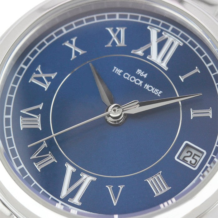 ザ・クロックハウス LBC5004-BL1A ビジネスカジュアル レディース 腕時計 クオーツ ステンレス ネイビー リーズナブル THE CLOCK HOUSE