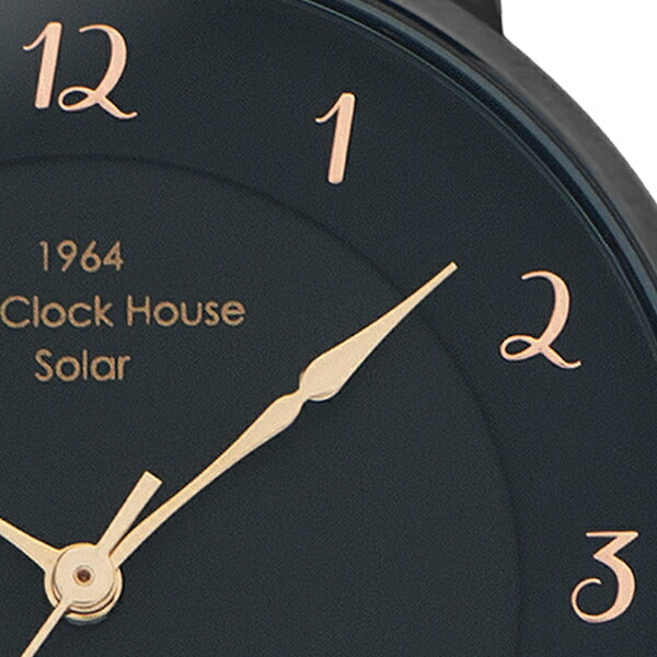 ザ・クロックハウス カスタマイズウォッチ フレンチカジュアル LCA1005-BK2 レディース 腕時計 ソーラー 革ベルト ブラック 24時間計 CLUELvol.81 雑誌掲載